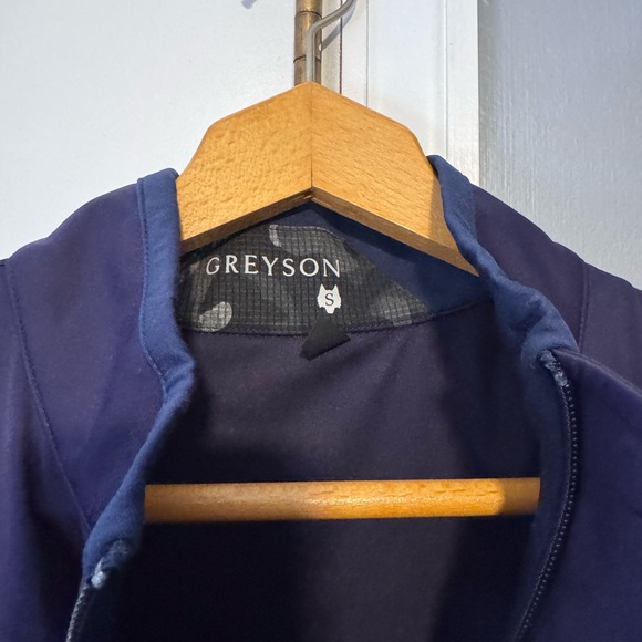 Greyson golf Navy Sleeveless Vest - Picture 2 of 3